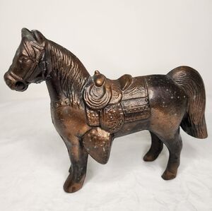 Vintage Bronze Horse Figurine